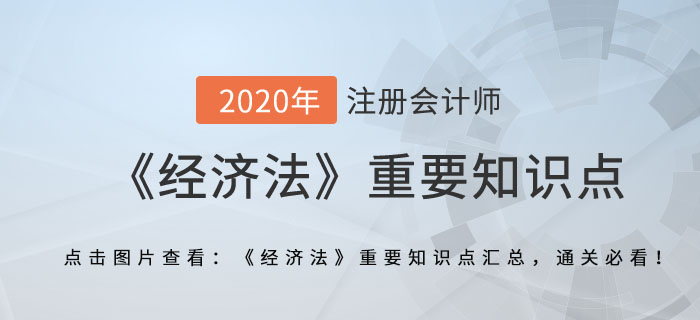 其他規(guī)定_2020年注冊(cè)會(huì)計(jì)師《經(jīng)濟(jì)法》重要知識(shí)點(diǎn)