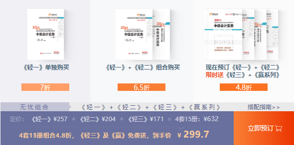 中級(jí)會(huì)計(jì)組合購(gòu)買(mǎi)