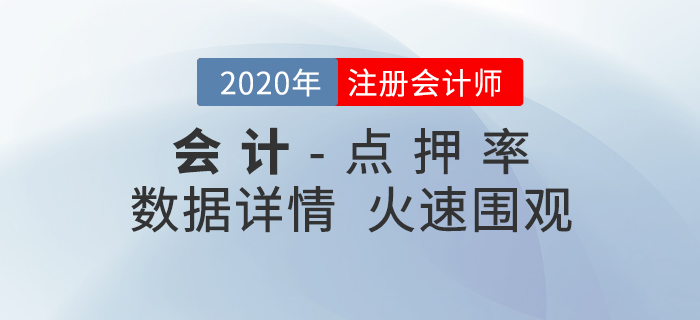 2020年注會《會計》東奧名師點押詳情速覽！