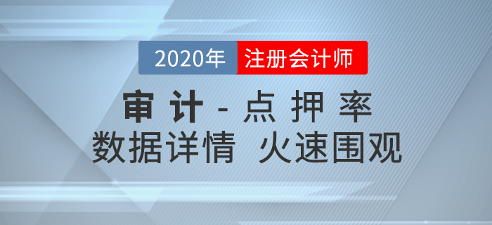 2020年注會《審計》東奧名師點押詳情速覽！