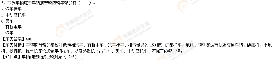 考生回憶版真題-54題