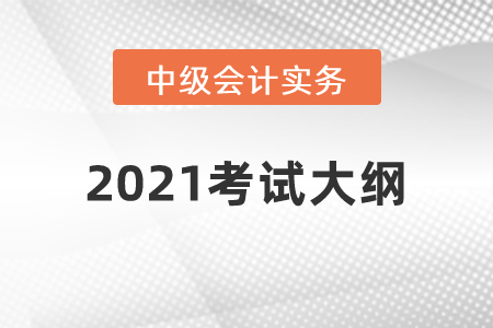 2021年《中級會計實務(wù)》考試大綱第一章：總論