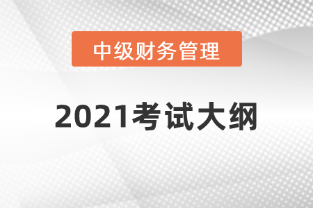 2021年中級(jí)會(huì)計(jì)職稱(chēng)《財(cái)務(wù)管理》科目考試大綱