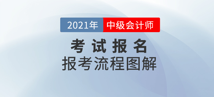 2021年中級會計師考試報名流程什么樣？速看流程圖解！