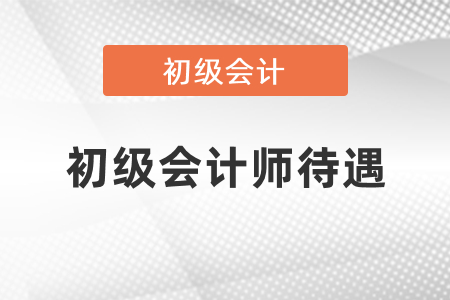 初級(jí)會(huì)計(jì)師待遇怎么樣？