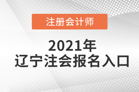 2021年遼寧省撫順注冊會計師報名入口在哪里