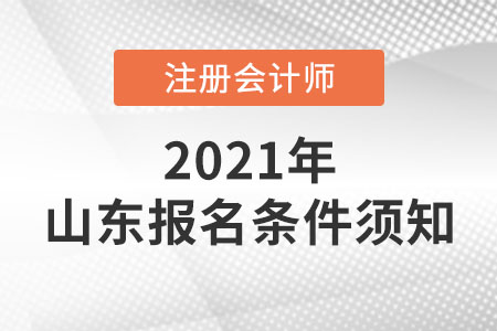 2021年山東省萊蕪注冊會計師報名條件須知