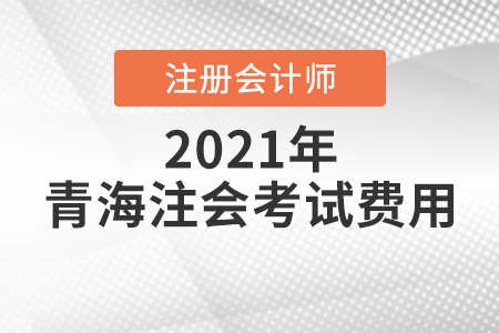 2021年青海省西寧注會(huì)考試費(fèi)用多少錢
