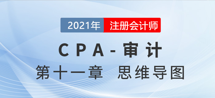 2021年注會審計第十一章思維導圖 2021年注會審計第十一章思維導圖