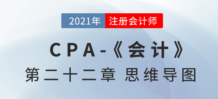 2021年CPA《會計(jì)》第二十二章思維導(dǎo)圖 2021年CPA《會計(jì)》第二十二章思維導(dǎo)圖