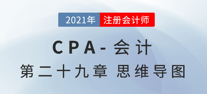 2021年CPA《會(huì)計(jì)》第二十九章思維導(dǎo)圖 2021年CPA《會(huì)計(jì)》第二十九章思維導(dǎo)圖