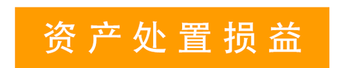 資產(chǎn)處置損益