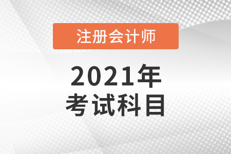 注冊(cè)會(huì)計(jì)師考哪些科目