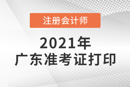 廣東省云浮2021年cpa準(zhǔn)考證打印時(shí)間