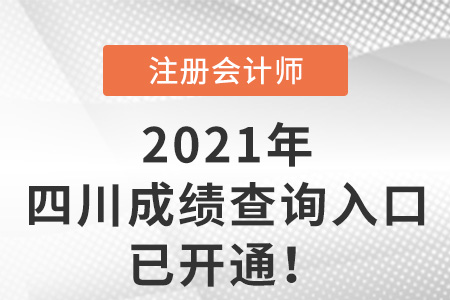 2021年四川省廣安注會考試成績查詢?nèi)肟谝验_通