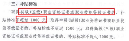 遼寧技能提升補(bǔ)貼標(biāo)準(zhǔn)