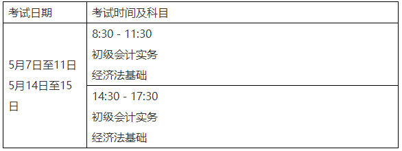 2022年江西省高級(jí)會(huì)計(jì)師考試考務(wù)信息公布