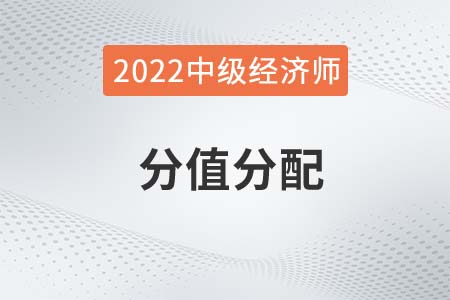 2022年中級(jí)經(jīng)濟(jì)師分值怎么分配 2022年中級(jí)經(jīng)濟(jì)師分值怎么分配