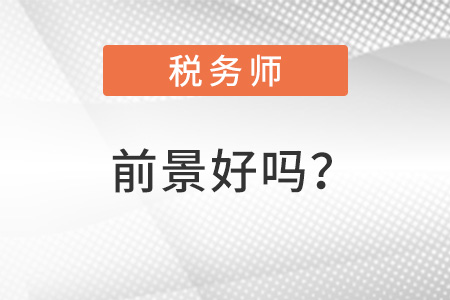 稅務(wù)師前景好嗎？