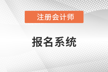 注冊會計師全國統(tǒng)一考試網(wǎng)上報名系統(tǒng)是什么