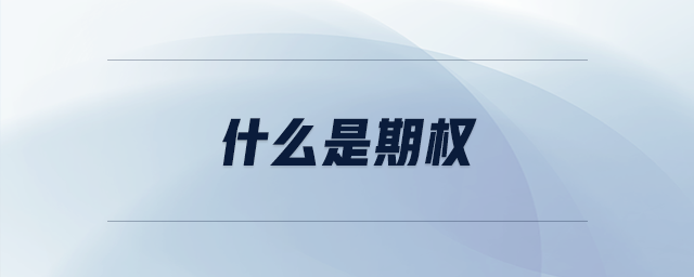 什么是期權(quán)