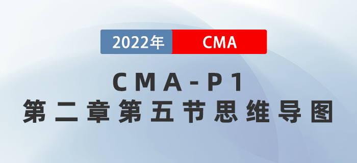 2022年CMA《財(cái)務(wù)規(guī)劃、績(jī)效與分析》第二章第五節(jié)思維導(dǎo)圖