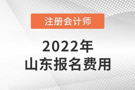 2022年山東省臨沂注冊(cè)會(huì)計(jì)師報(bào)名費(fèi)用是多少？