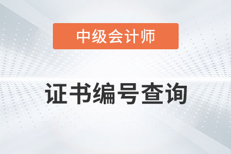 中級會計職稱證書編號怎么查你了解嗎？