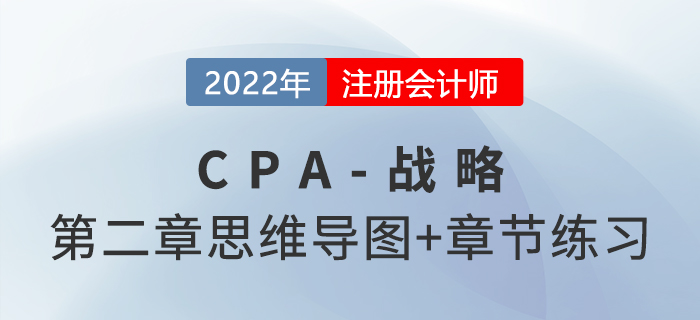 2022年注會(huì)戰(zhàn)略第二章思維導(dǎo)圖+章節(jié)練習(xí) 2022年注會(huì)戰(zhàn)略第二章思維導(dǎo)圖+章節(jié)練習(xí)