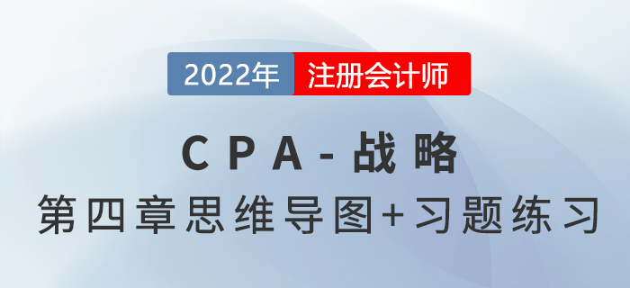 2022年注會(huì)戰(zhàn)略第四章思維導(dǎo)圖(第一部分)+章節(jié)練習(xí) 2022年注會(huì)戰(zhàn)略第四章思維導(dǎo)圖(第一部分)+章節(jié)練習(xí)