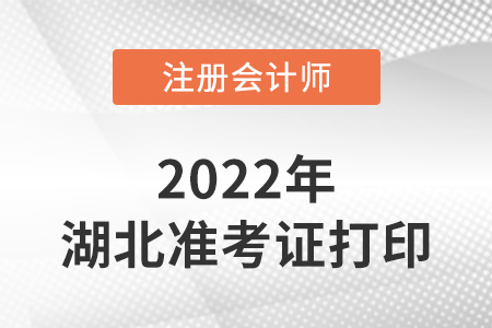 湖北注會延考準考證打印時間2022年