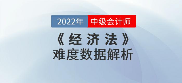 2022年9月份中級會計考試《經(jīng)濟法》難度數(shù)據(jù)解析來嘍！不容錯過！