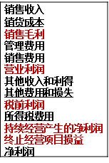 利潤表結(jié)構(gòu)2 利潤表結(jié)構(gòu)2
