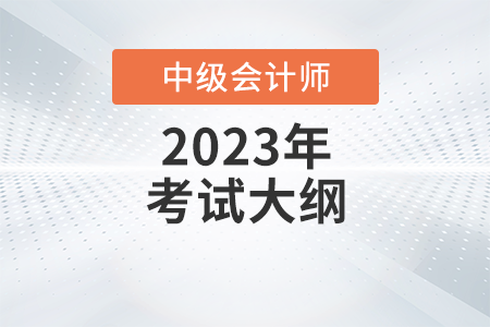 2023年《中級(jí)會(huì)計(jì)實(shí)務(wù)》考試大綱第一章：概述