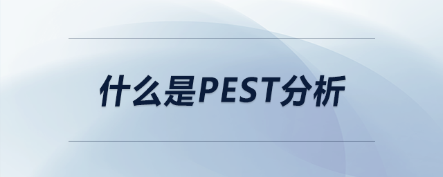 什么是pest分析 什么是pest分析