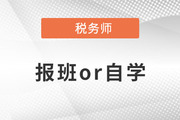 備考2023年稅務師，報班和自學哪個更適合你？