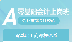 A零基礎(chǔ)會(huì)計(jì)上崗班