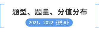 題型、題量、分值分布