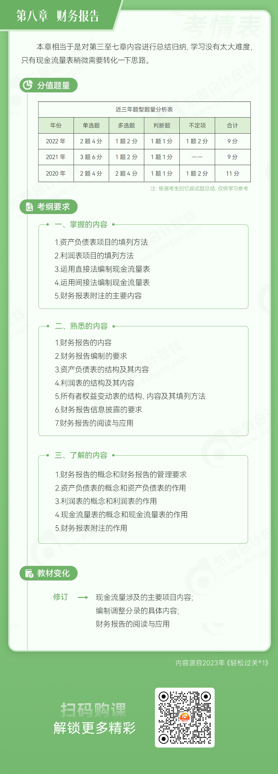 初級會計實務(wù)第八章財務(wù)報告