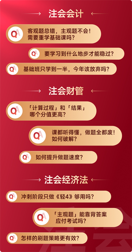 注會(huì)考試備考疑難問(wèn)題
