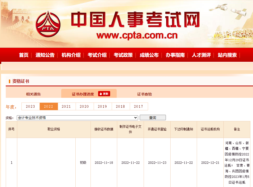 初級(jí)會(huì)計(jì)證書