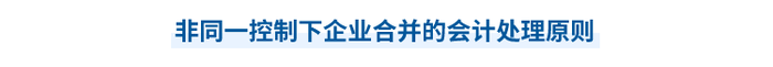 2023年中級會計實務(wù)第二十章思維導(dǎo)圖：非同一控制下企業(yè)合并的會計處理