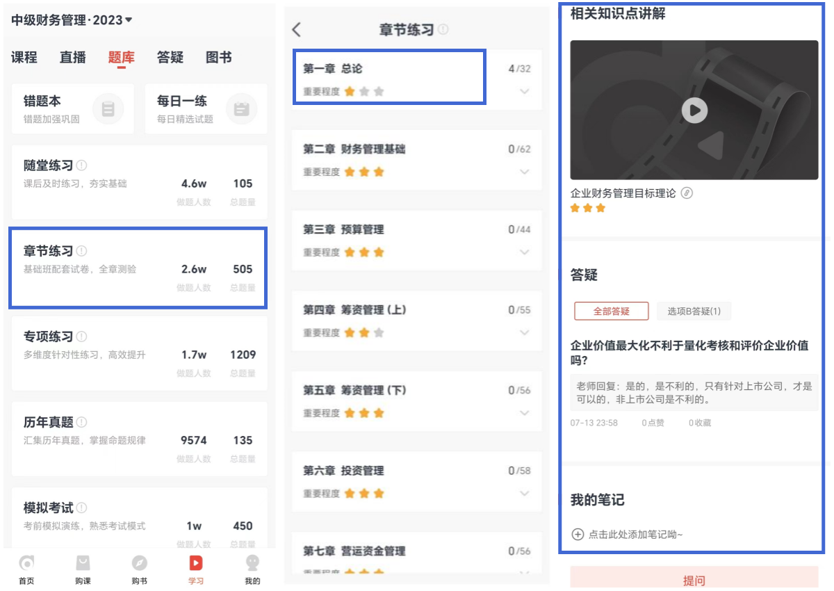 中級(jí)財(cái)務(wù)管理章節(jié)練習(xí)