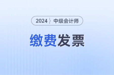 2024年中級(jí)會(huì)計(jì)考試報(bào)名費(fèi)用繳費(fèi)方式？