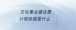 文化事業(yè)建設費計稅依據(jù)是什么