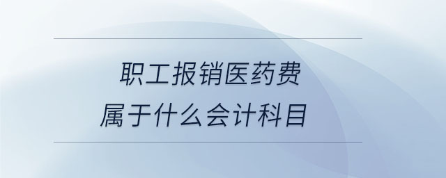 職工報(bào)銷醫(yī)藥費(fèi)屬于什么會(huì)計(jì)科目 職工報(bào)銷醫(yī)藥費(fèi)屬于什么會(huì)計(jì)科目