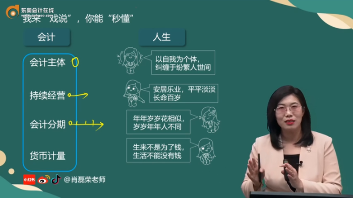 初級(jí)會(huì)計(jì)肖老師授課