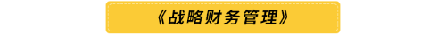 戰(zhàn)略財務(wù)管理 戰(zhàn)略財務(wù)管理