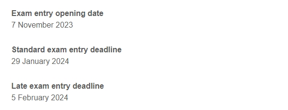 3月acca報名時間