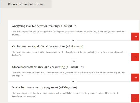 兩個模塊（MODULE）和一個論文（PROJECT）